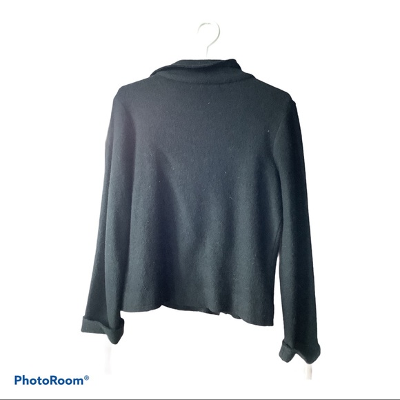 100% wool black jacket never worn - Picture 2 of 6